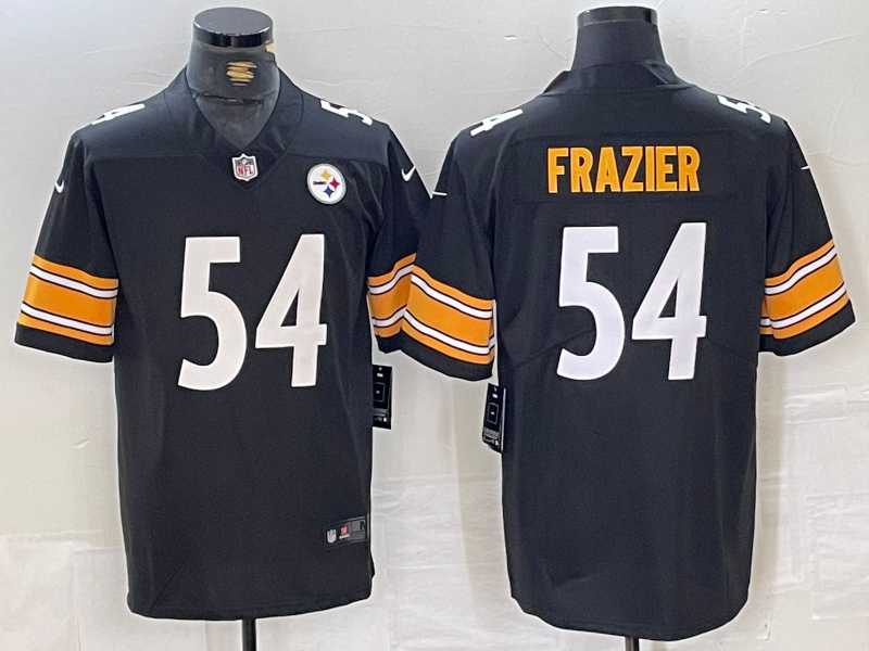 Men%27s Pittsburgh Steelers #54 Zach Frazier Black Vapor Untouchable Limited Stitched Jersey->new england patriots->NFL Jersey